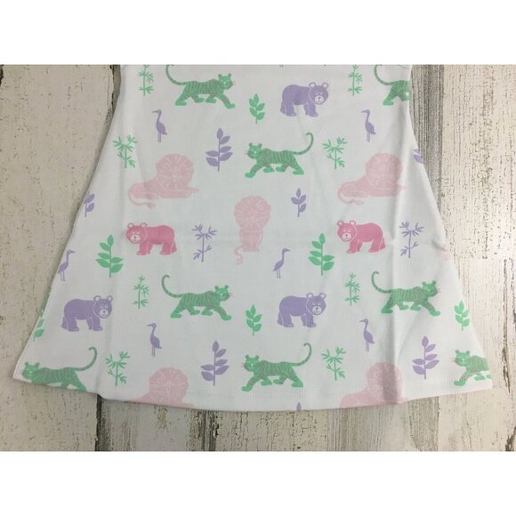 The Beaufort Bonnet Company Polly Play Dress Lions Tigers & Bears 18 to 24 M NWT - Picture 3 of 9